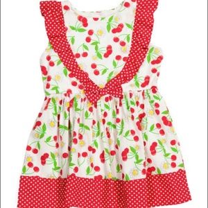 Toddler Girls Ruffle Poplin Dress size 2T brand new